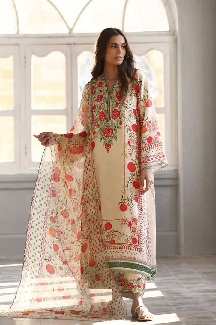 Sania Maskatiya - Azira - Khaddi Silk & Organza - 3 Piece