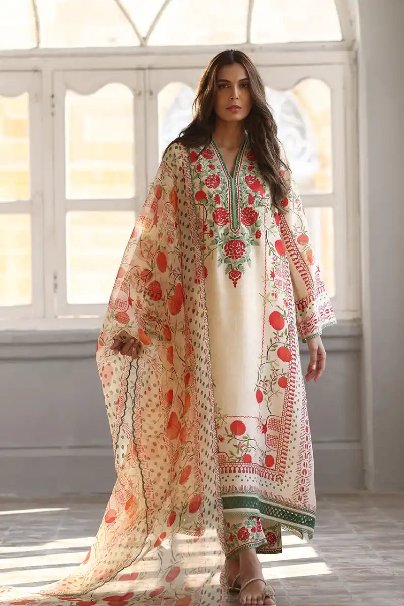 Sania Maskatiya - Azira - Khaddi Silk & Organza - 3 Piece