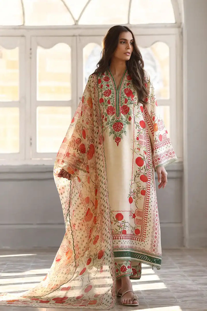 Sania Maskatiya - Azira - Khaddi Silk & Organza - 3 Piece