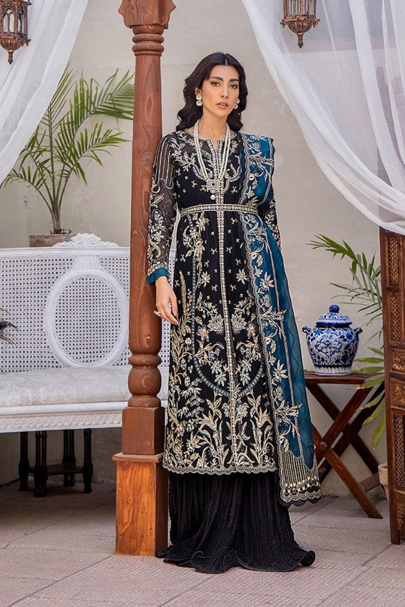 Fozia Khalid - BELLE ESPOIR - Black - Embroidered - 3 Piece - Studio by TCS