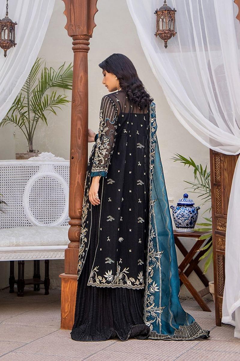 Fozia Khalid - BELLE ESPOIR - Black - Embroidered - 3 Piece - Studio by TCS