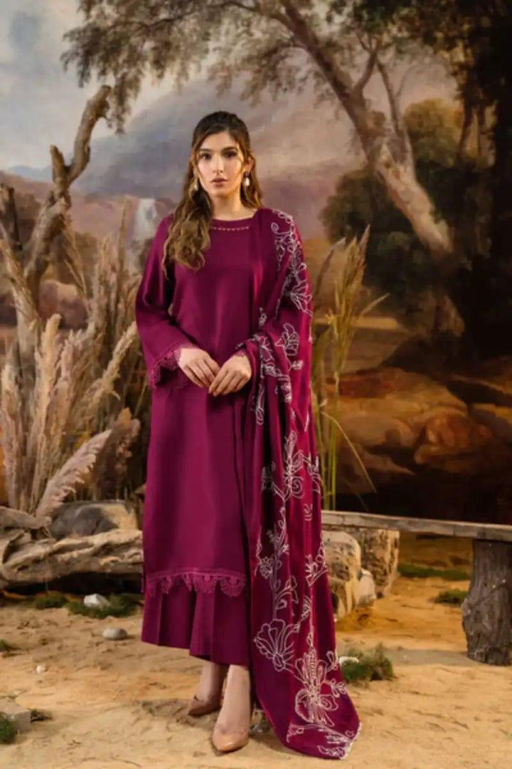 Natasha Kamal - Carmine - plum - Wool - 3 Piece - Studio by TCS