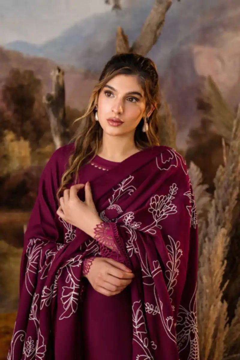 Natasha Kamal - Carmine - plum - Wool - 3 Piece - Studio by TCS