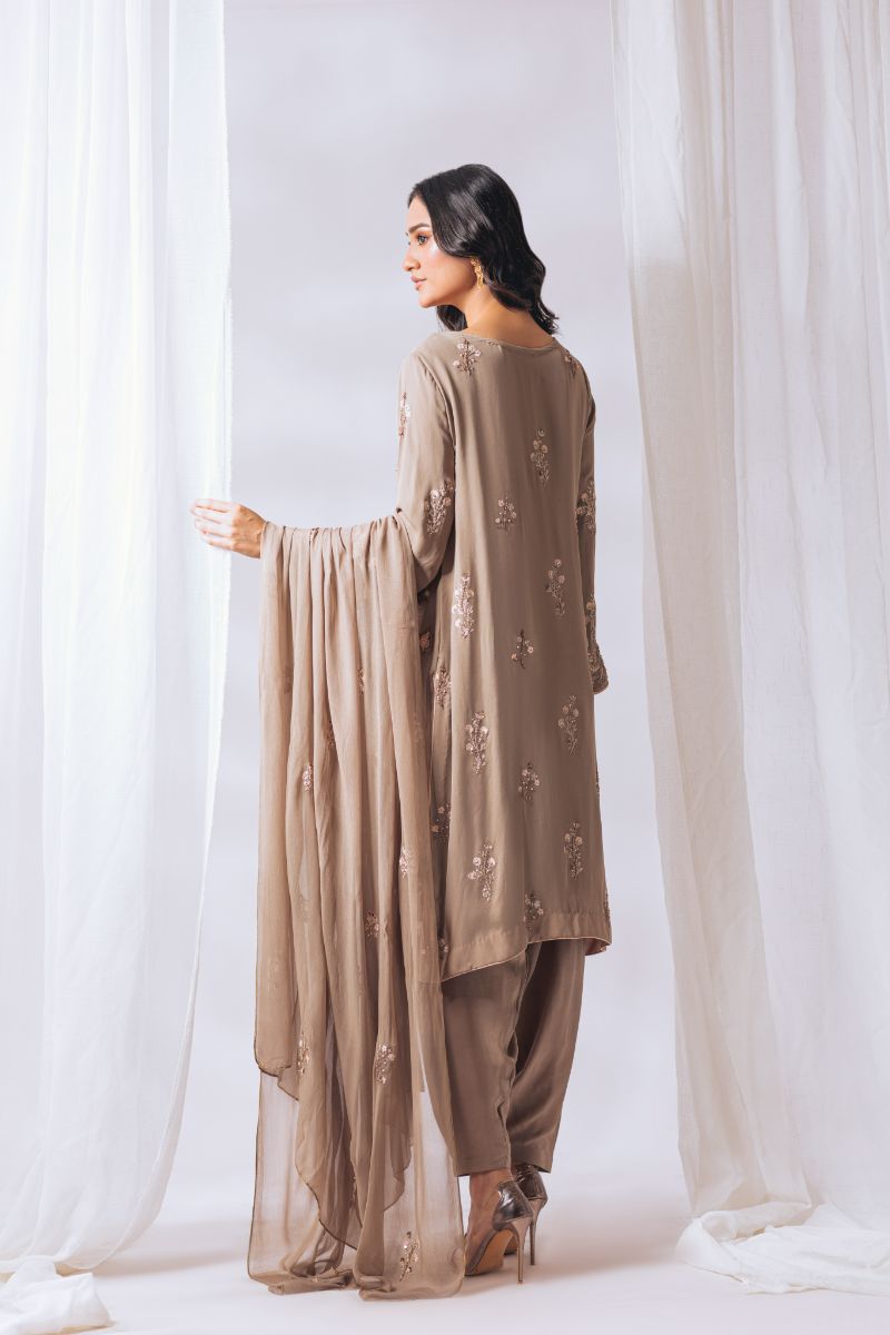 Khayal by Shaista Hasan - Classic allure - Pure Georgette & Chiffon - 3 Piece