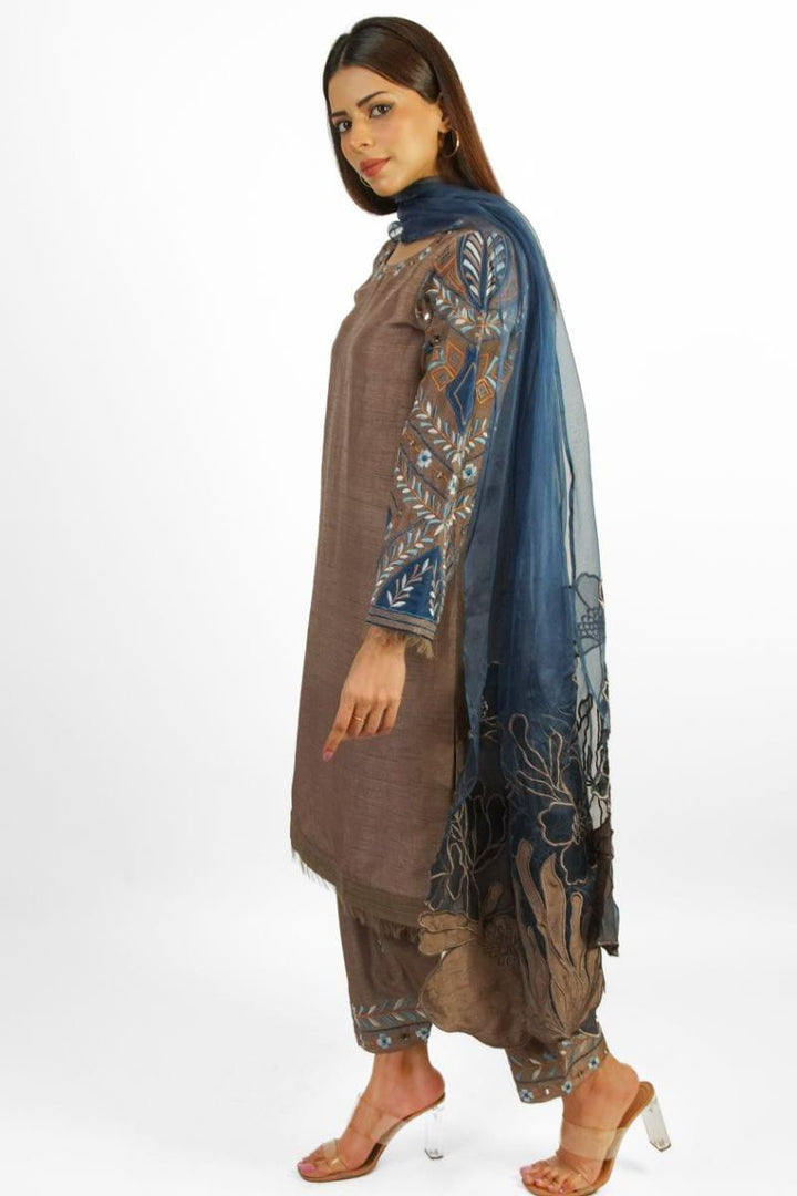 Urooj Fahd - Article 02 - Brown - 3 Piece - Studio by TCS