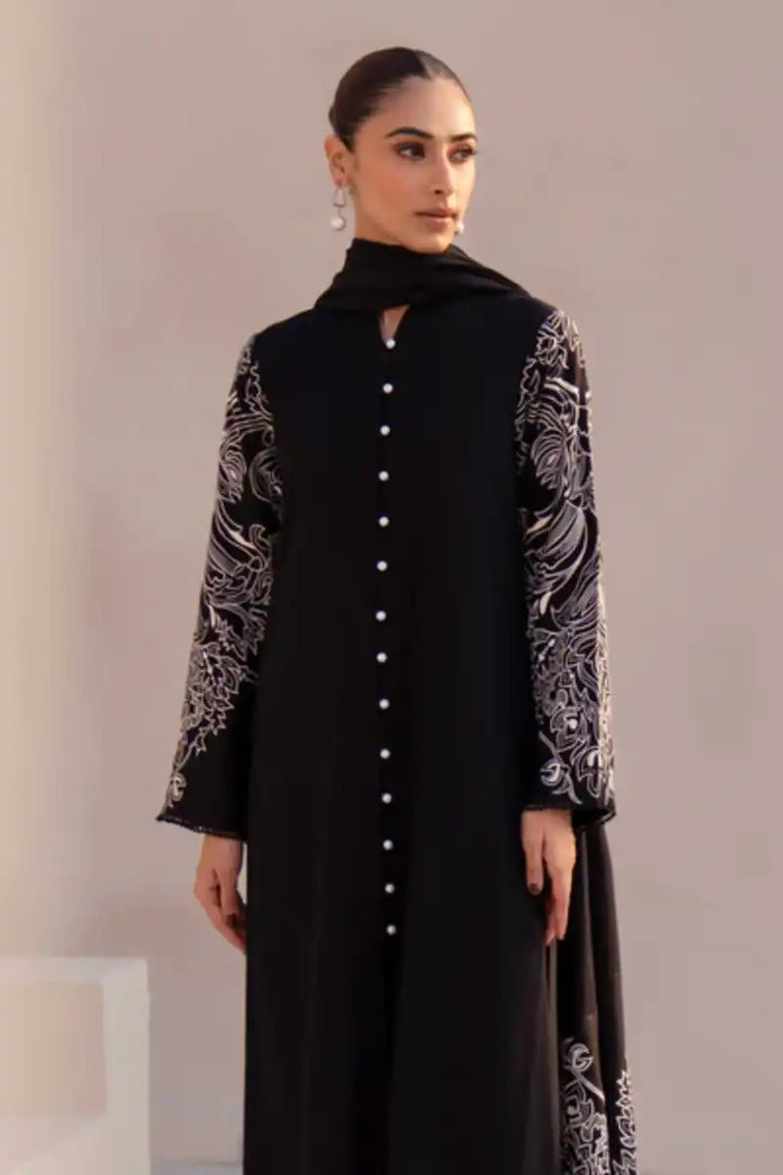 Natasha Kamal - Atlas - black - Silk Karandi - 3 Piece