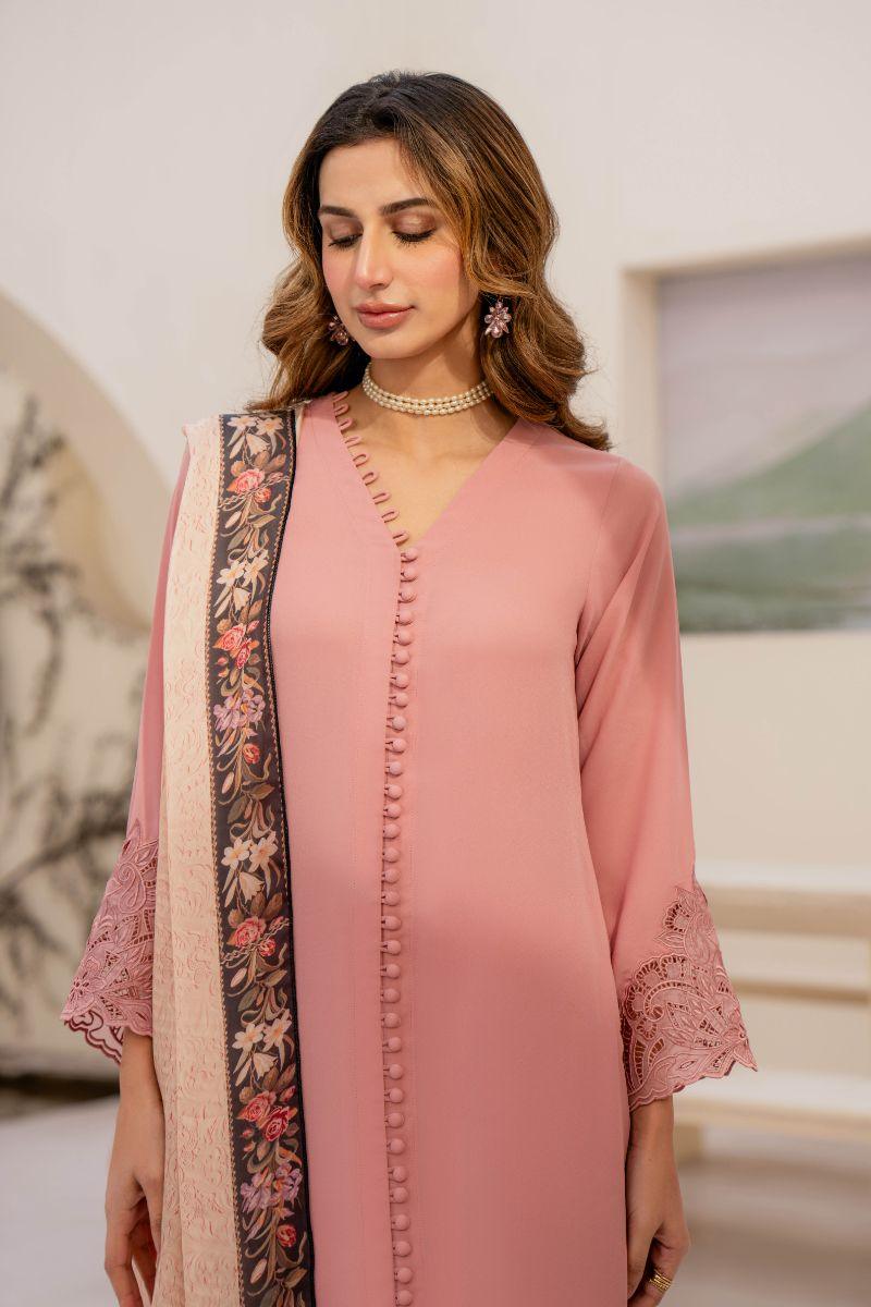 Natasha kamal -  Ester - Pink - Georgette - 3 Piece