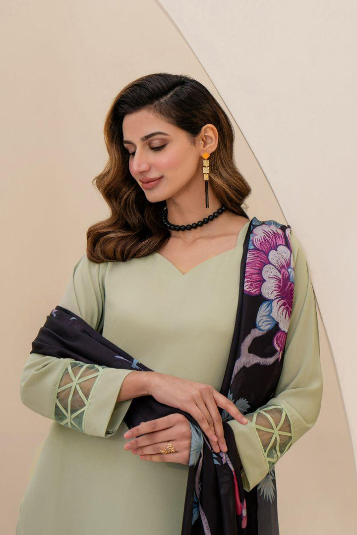 Natasha kamal -  Issey - Light Green - Georgette - 3 Piece