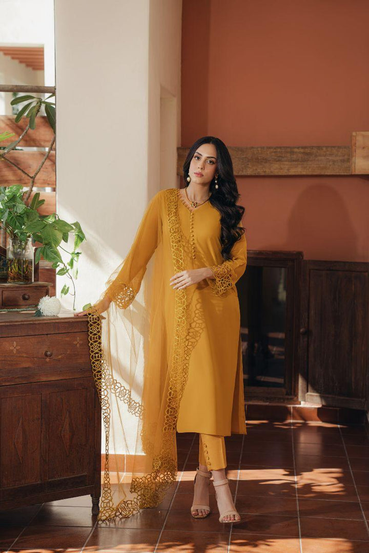 Natasha Kamal - Kai - Yellow - Georgette - 3 Piece