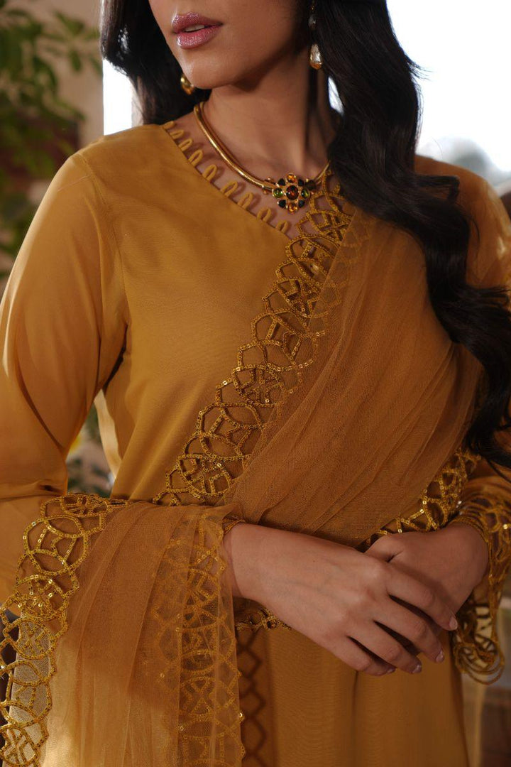 Natasha Kamal - Kai - Yellow - Georgette - 3 Piece