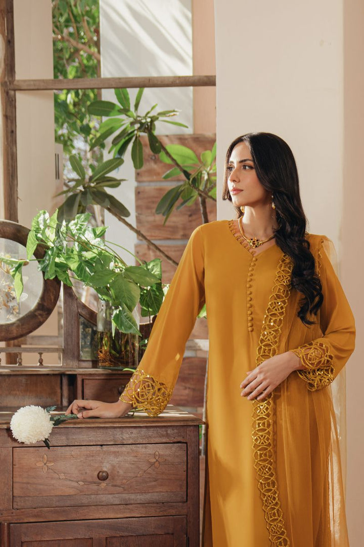 Natasha Kamal - Kai - Yellow - Georgette - 3 Piece