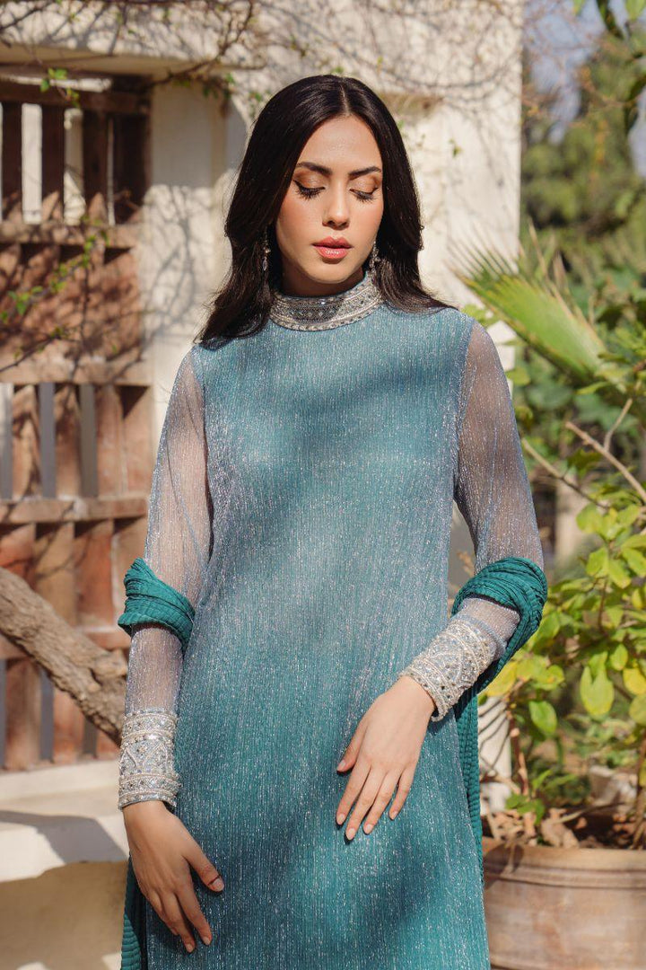 Natasha Kamal - Oren - Sea Green - Ombre - 3 Piece