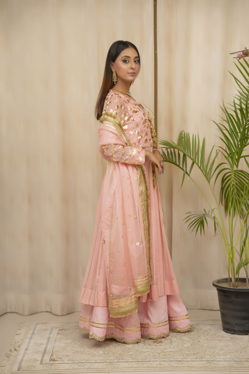 Sadia Aamir - Asmira - Pink - Chiffon - 3 Piece