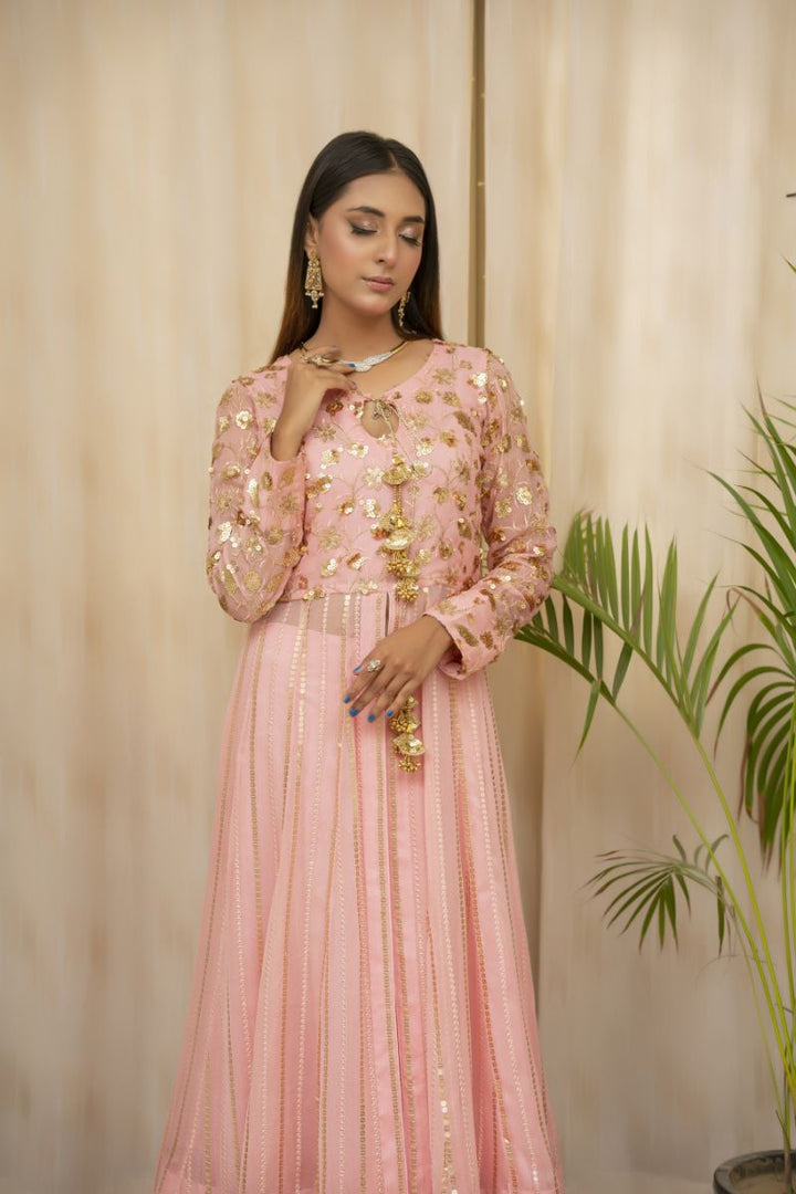 Sadia Aamir - Asmira - Pink - Chiffon - 3 Piece