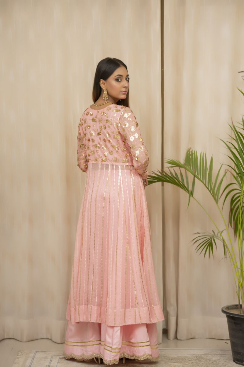 Sadia Aamir - Asmira - Pink - Chiffon - 3 Piece