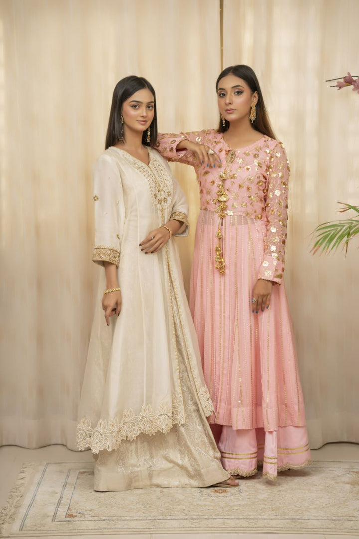 Sadia Aamir - Asmira - Pink - Chiffon - 3 Piece