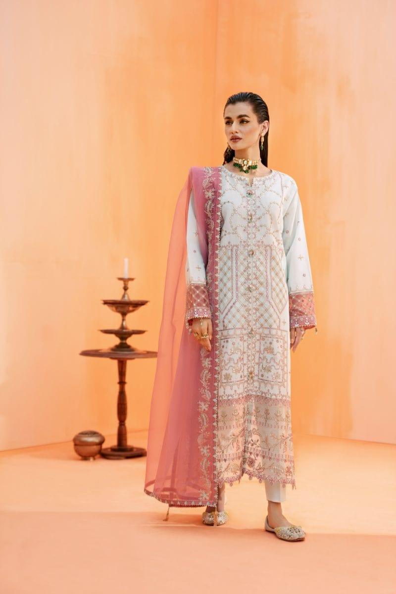 Fozia Khalid - Moonlight Jade - Embroidered - 3 Piece - Studio by TCS