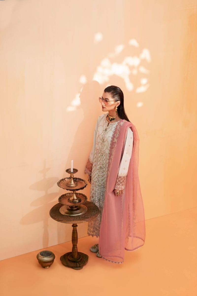 Fozia Khalid - Moonlight Jade - Embroidered - 3 Piece - Studio by TCS