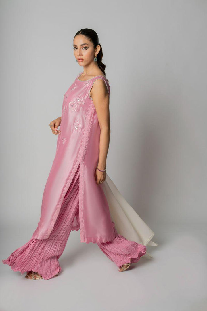 Insia Sohail - Rosita - Pink - Sheesha Silk