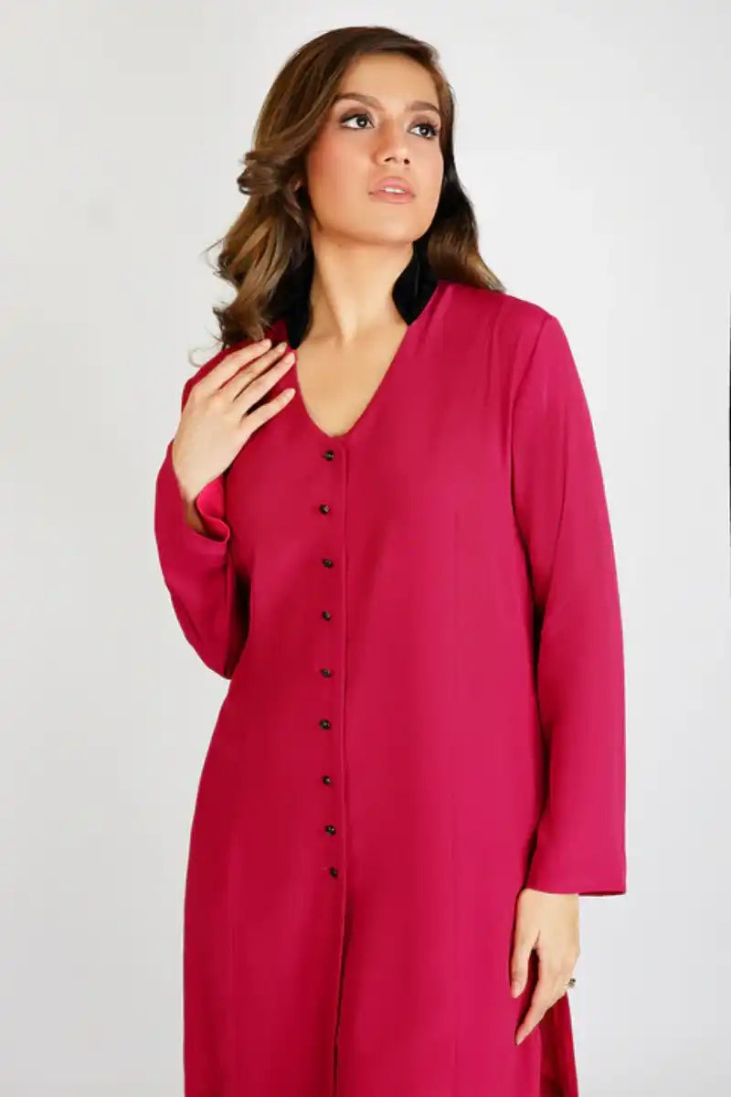 Gulabo - DEEP FUSCIA - Crepe - Fuscia - 2 Piece