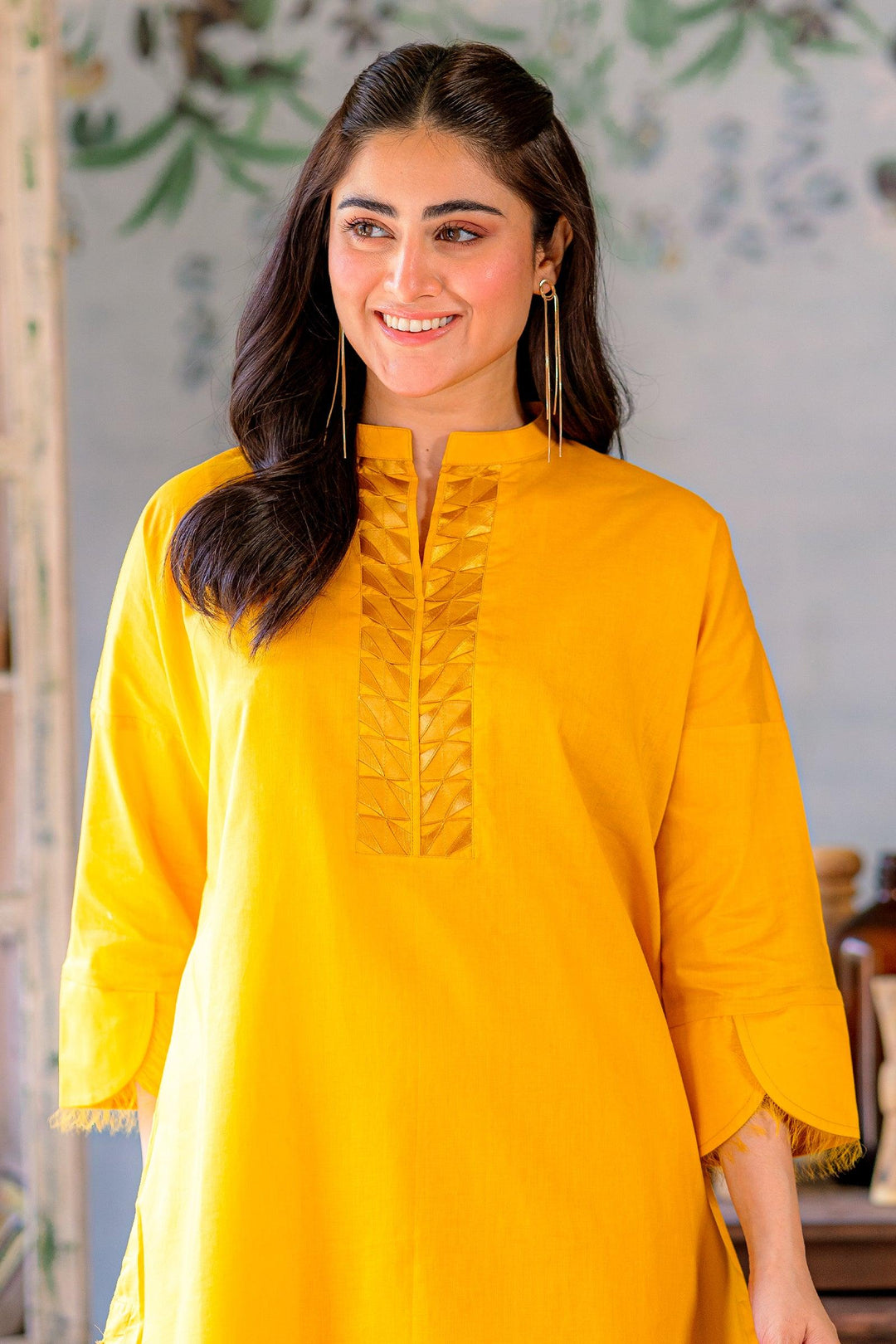 Ego - Folded 2 piece - Mustard - Cotton