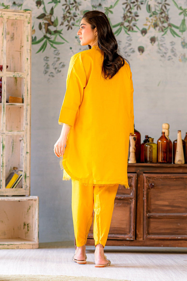 Ego - Folded 2 piece - Mustard - Cotton