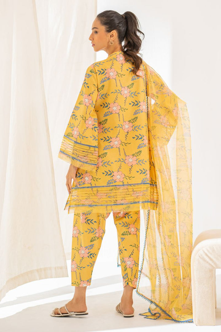 Ego - Gold 3 piece - Yellow - Embroidery-Digital Print - Cambric