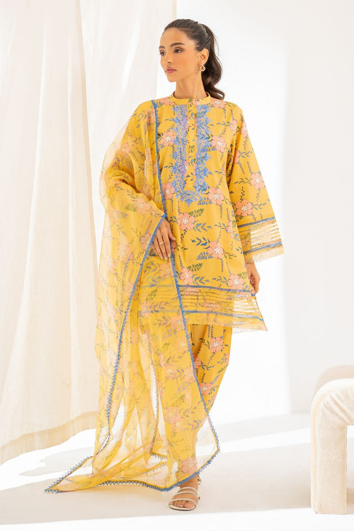 Ego - Gold 3 piece - Yellow - Embroidery-Digital Print - Cambric