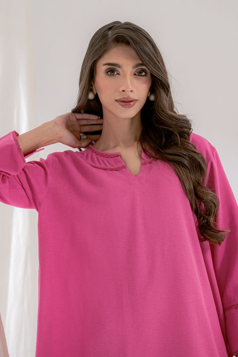 Ego - Glow 2 piece - Solid - Khaddar - Pink