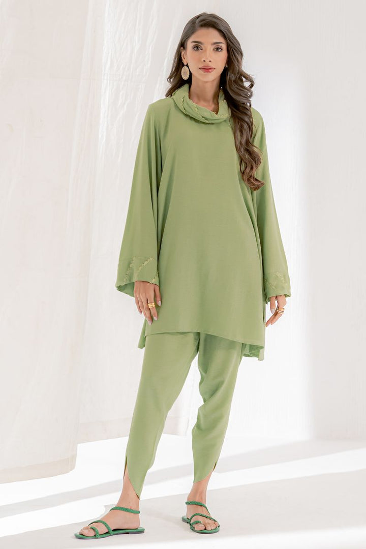 Ego - Twirl 2 piece - Solid - Khaddar - Green