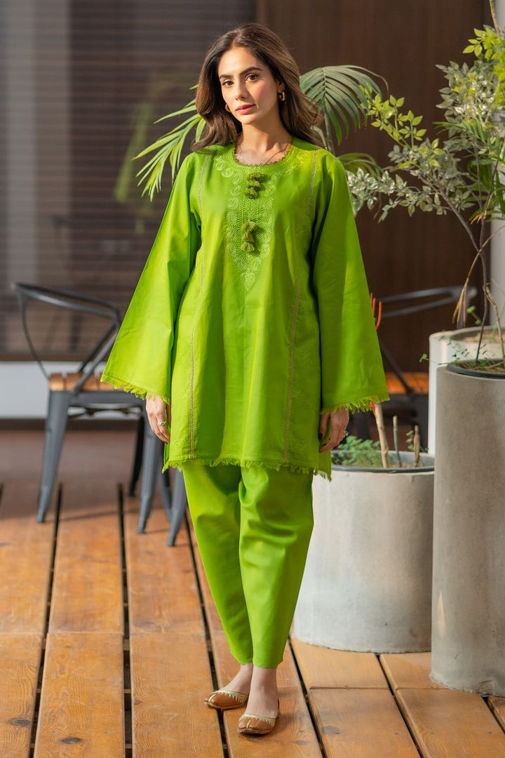 Ego - Bahawalpur 2 piece - Cotton - Green