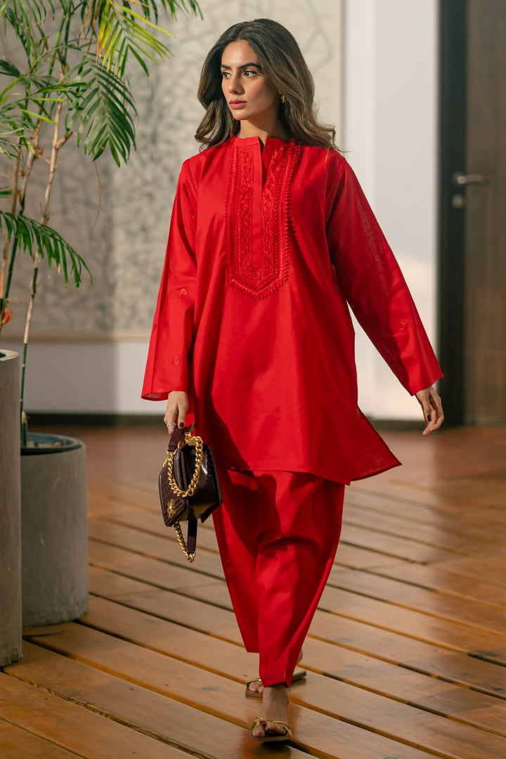 Ego - Kalash 2 piece - Cotton - Red