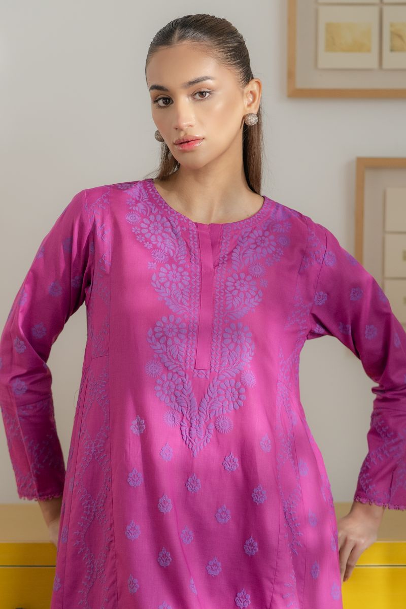 Ego - Many paisley 2 piece - Cotton - Magenta