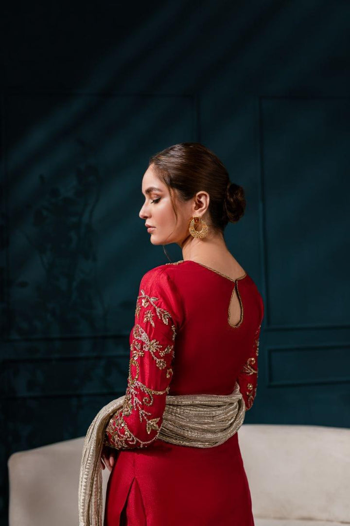 Allure by IH - EMMA - Katan Silk - MAROON - 3 Piece - Studio by TCS