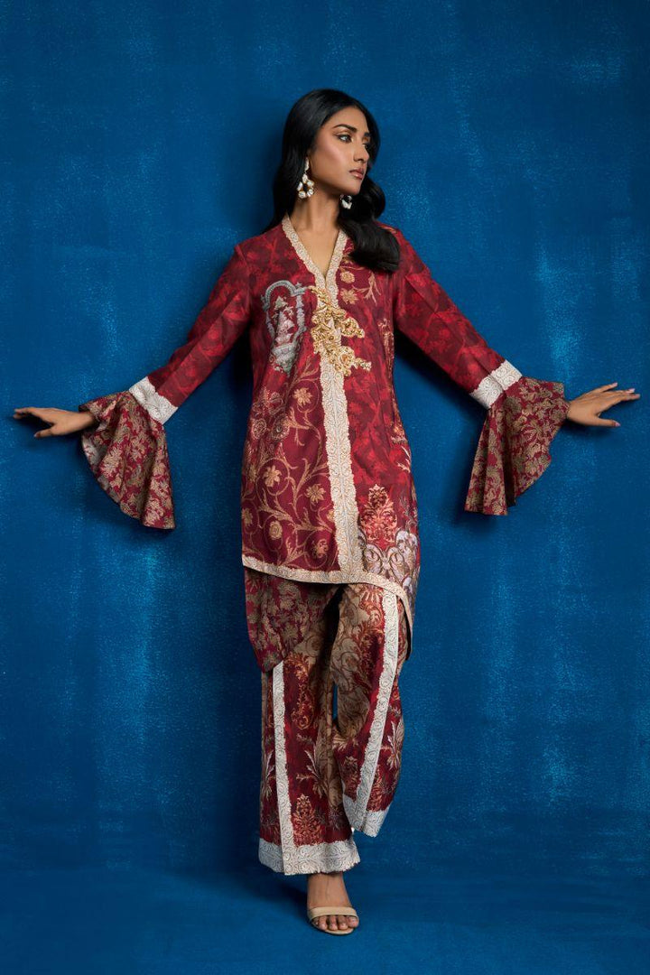 Shamaeel - ES - 02 - Khaadi Silk - 2 Piece