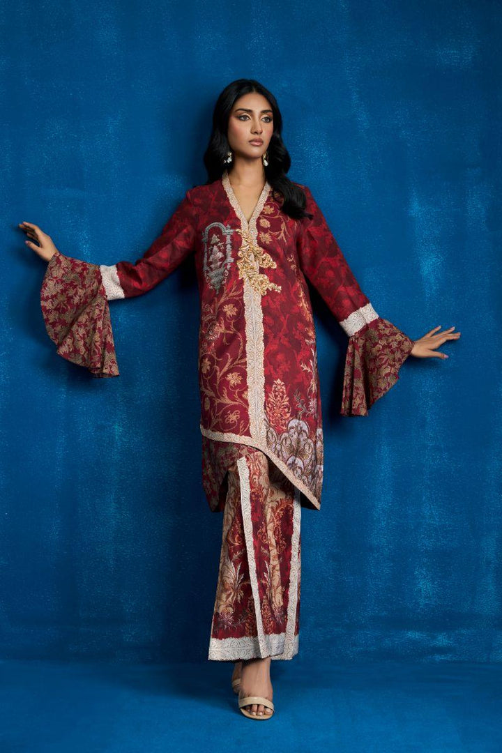 Shamaeel - ES - 02 - Khaadi Silk - 2 Piece