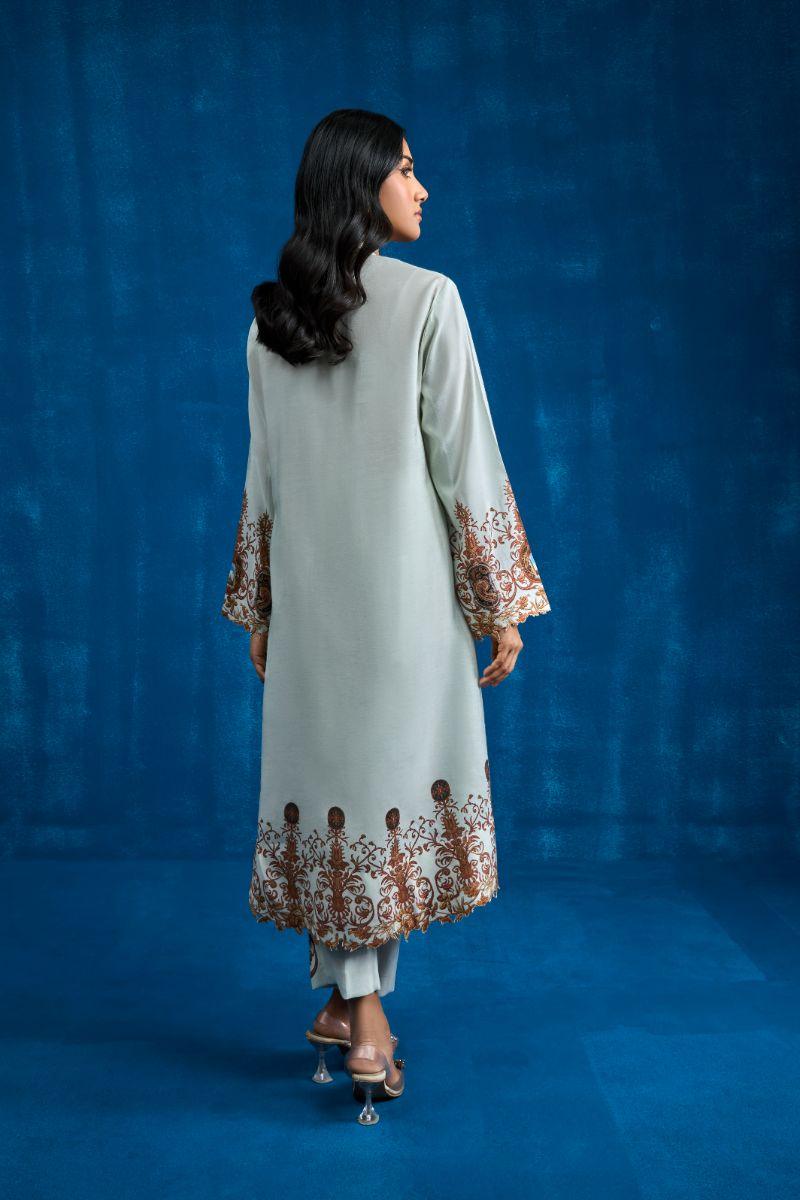 Shamaeel - ES - 04 - Khaadi Silk - 2 Piece