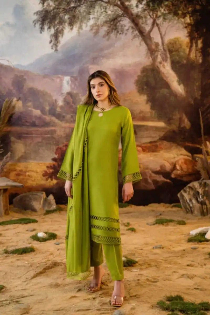 Natasha Kamal - Emery - green - Wool - 3 Piece - Studio by TCS