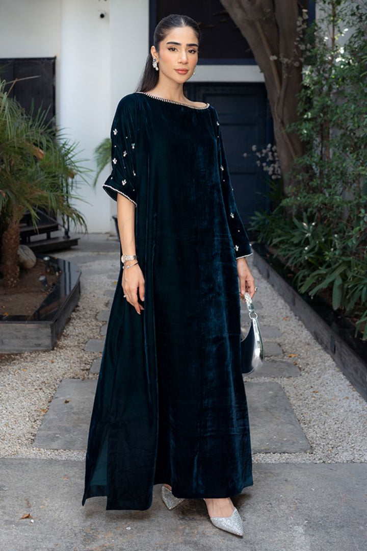 Leon - Empress - Kaftan - Velvet & Korean Silk - 2 Piece