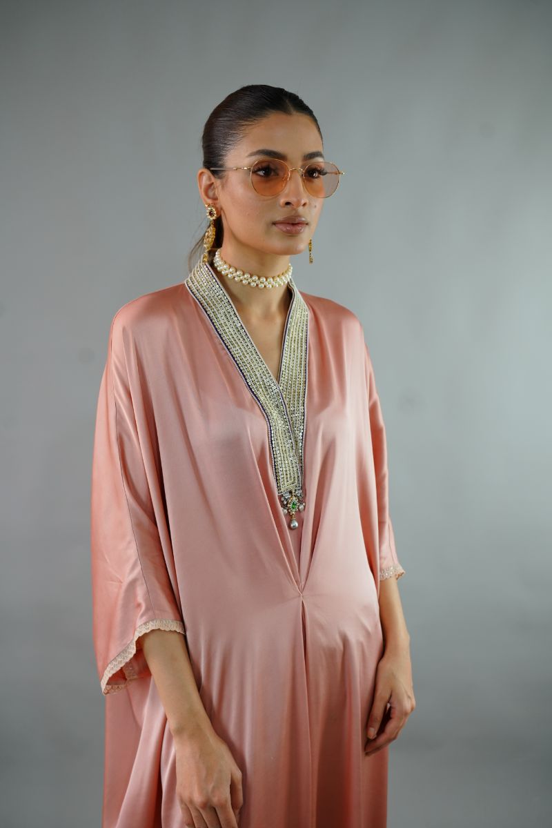 Gulabo - SALMON - SILK - PEACH - 1 Piece