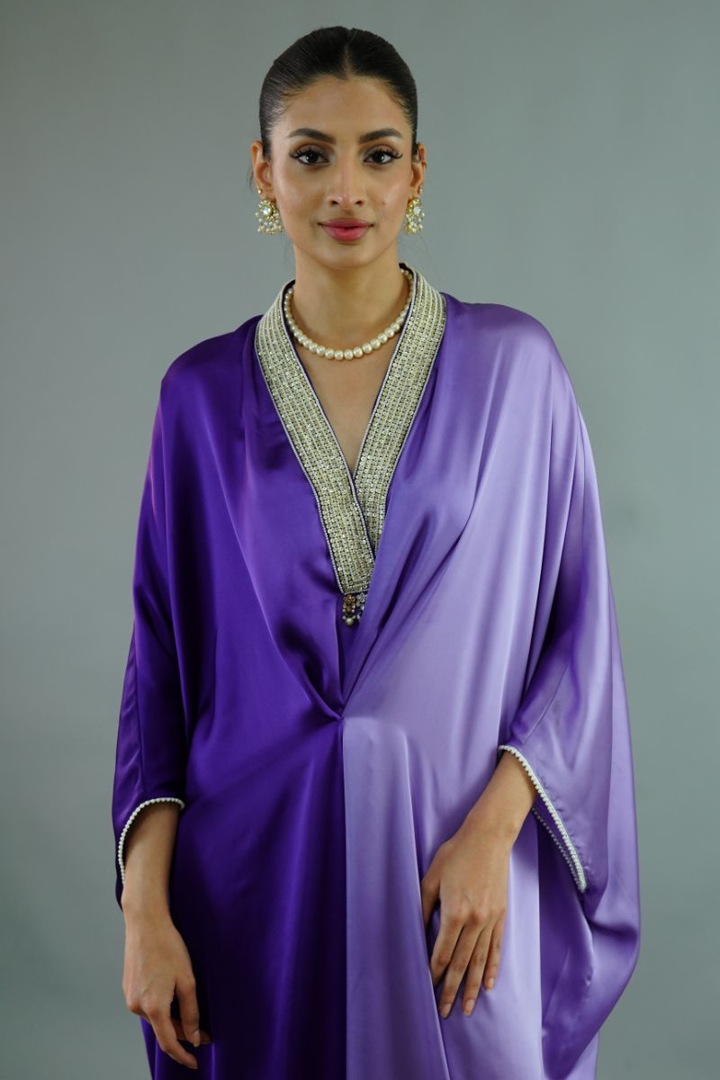 Gulabo - ZINNIA - SILK - Purple - 1 Piece