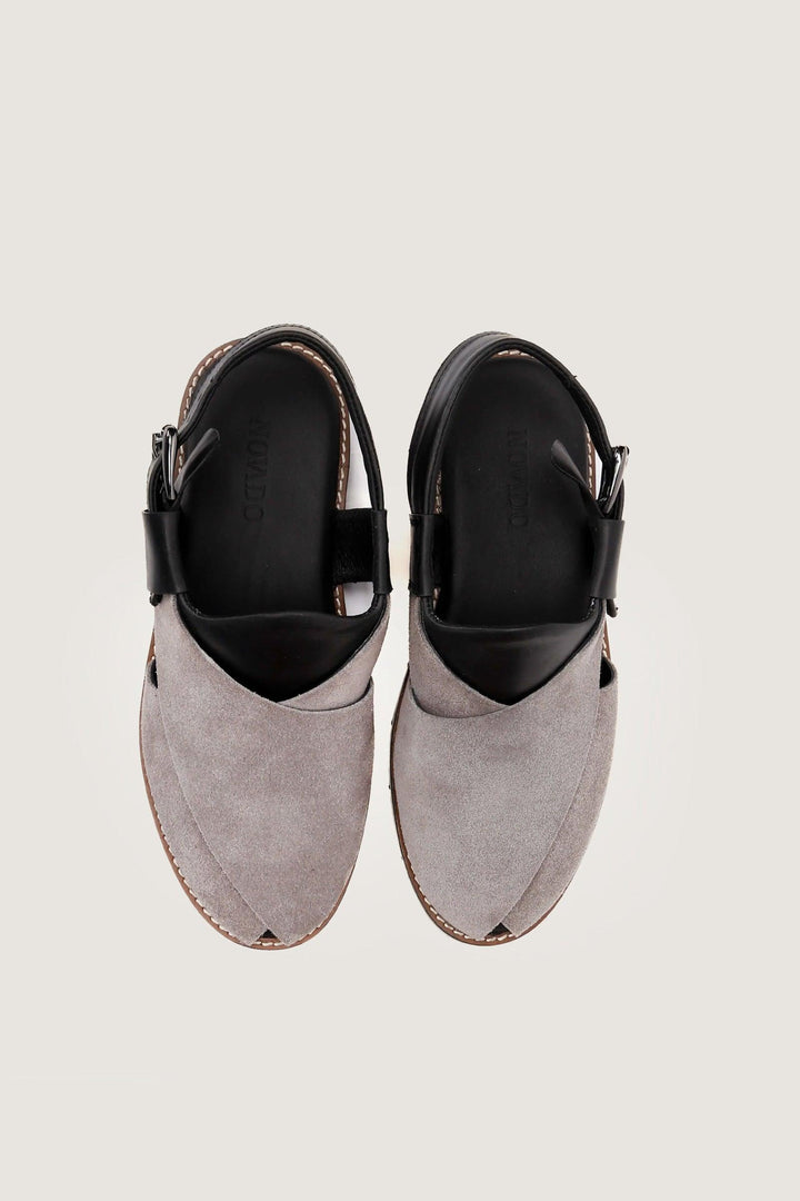 Novado - Gull Khan Contrast Leather - Black & Grey