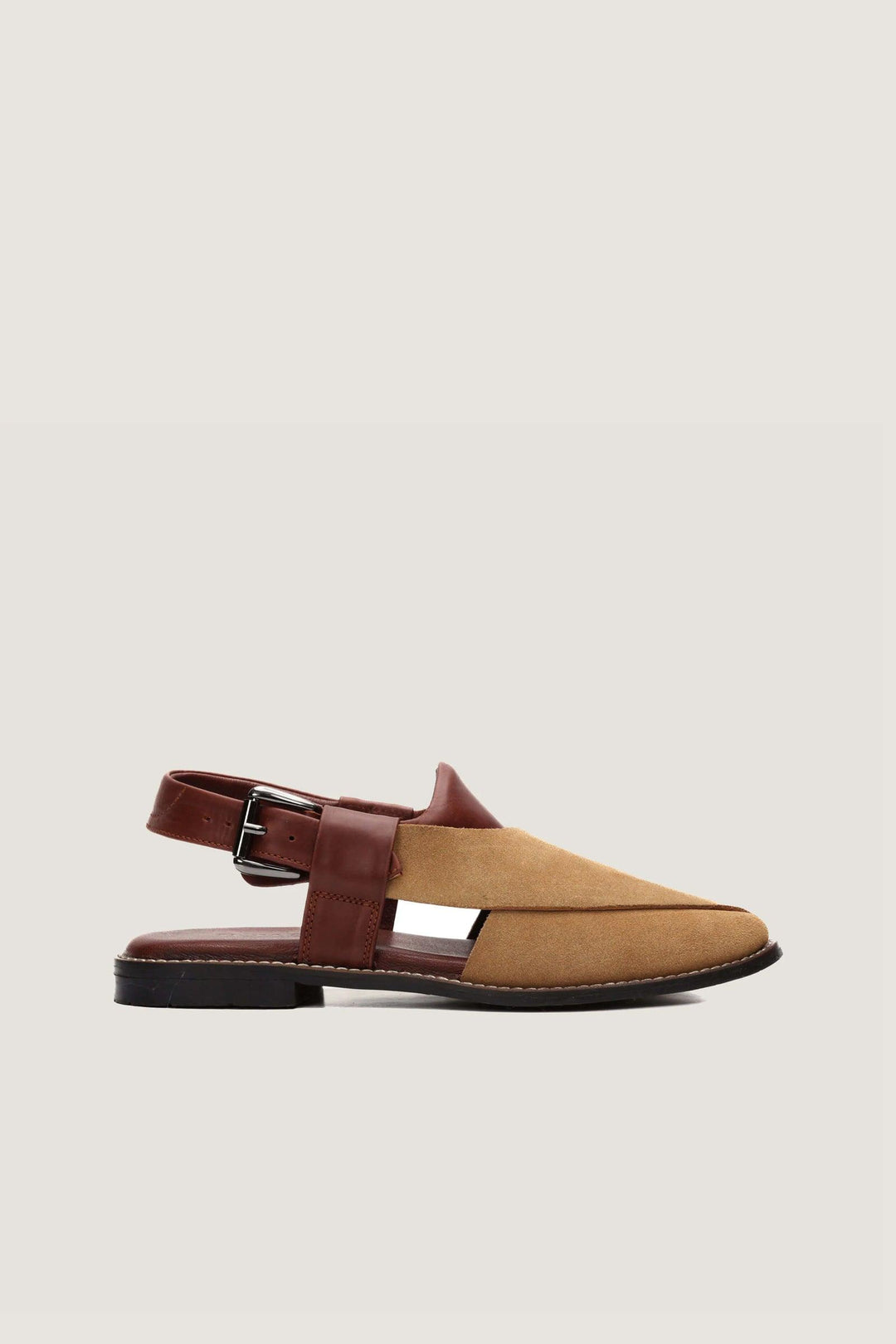 Novado - Gull Khan Contrast Leather - Camel & Brown