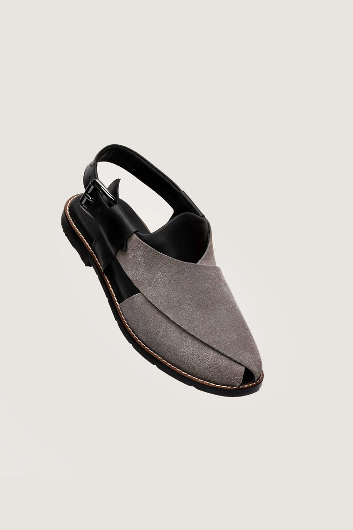 Novado - Gull Khan Contrast Leather - Black & Grey