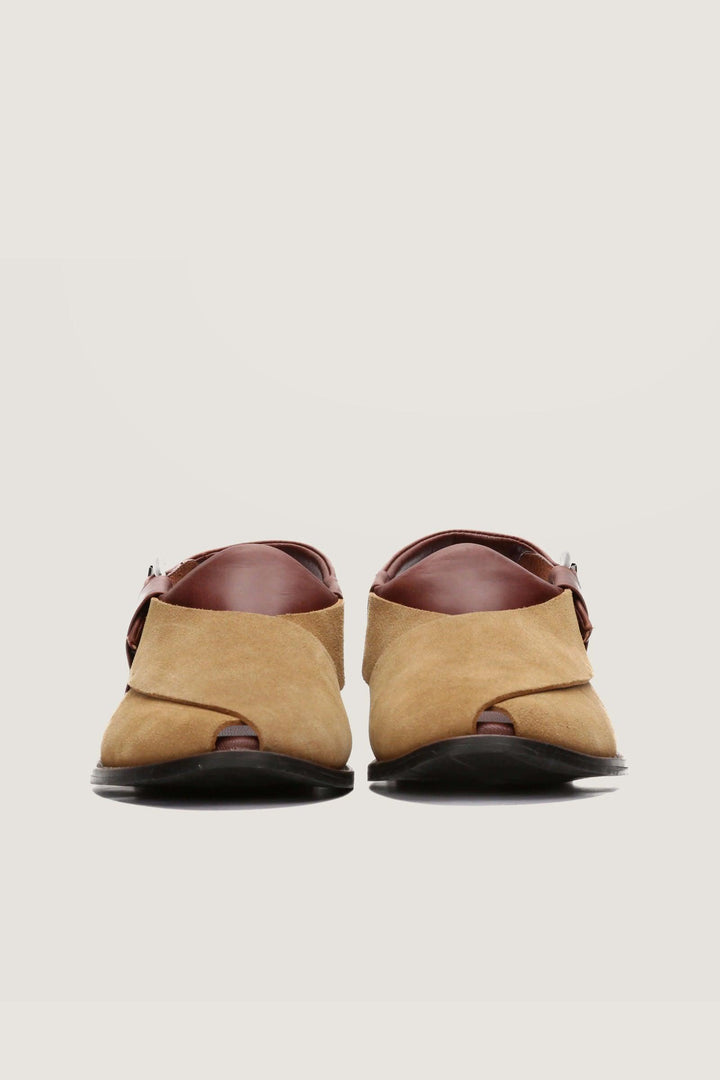 Novado - Gull Khan Contrast Leather - Camel & Brown