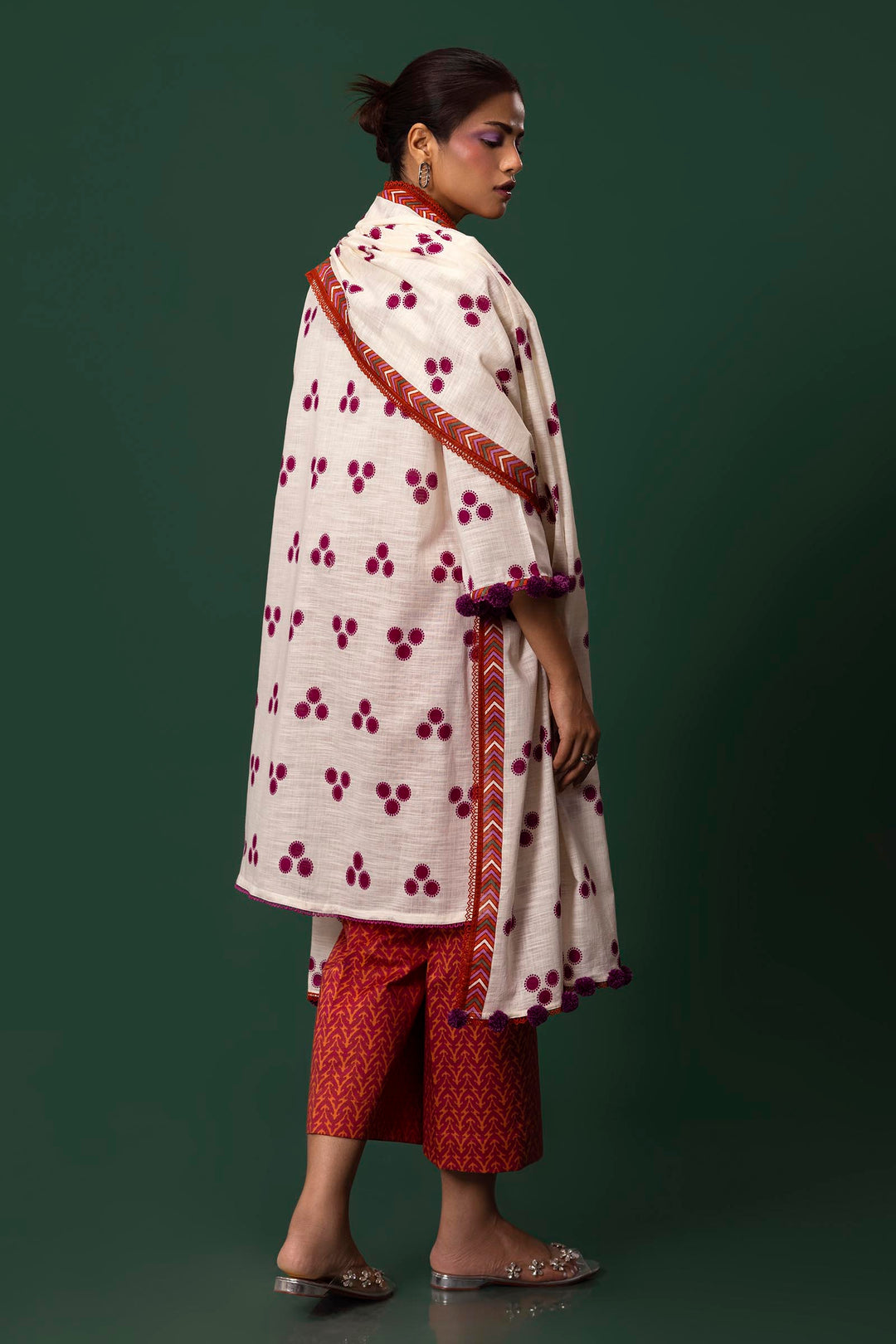 Sana Safinaz - H243-001A-3CQ - White - Printed - 3 Piece - Unstitch