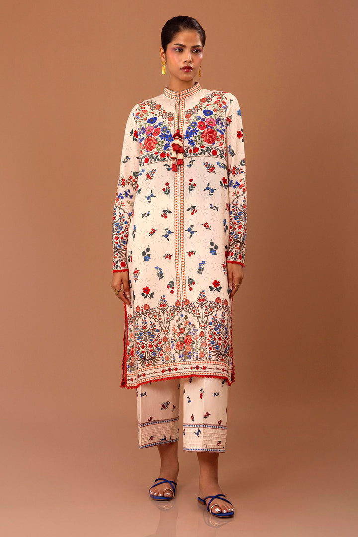 Sana Safinaz - H243-011A-2C - White - Printed - 2 Piece - Unstitch