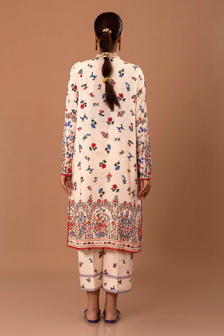 Sana Safinaz - H243-011A-2C - White - Printed - 2 Piece - Unstitch