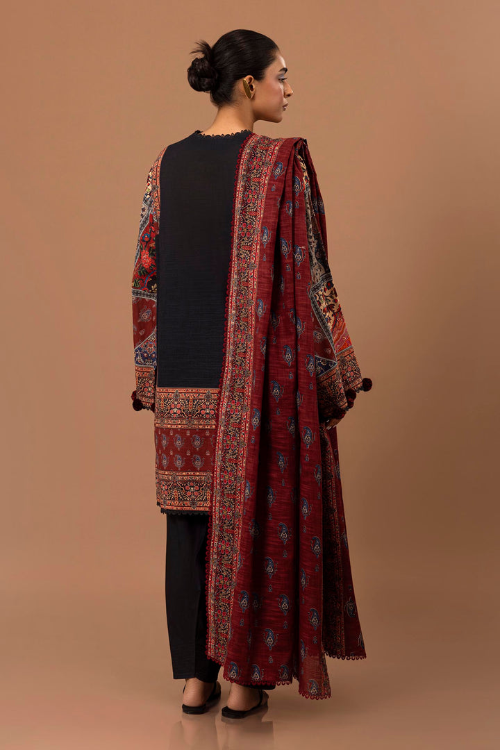 Sana Safinaz - H243-019A-2BQ - Black - Printed - 2 Piece - Unstitch