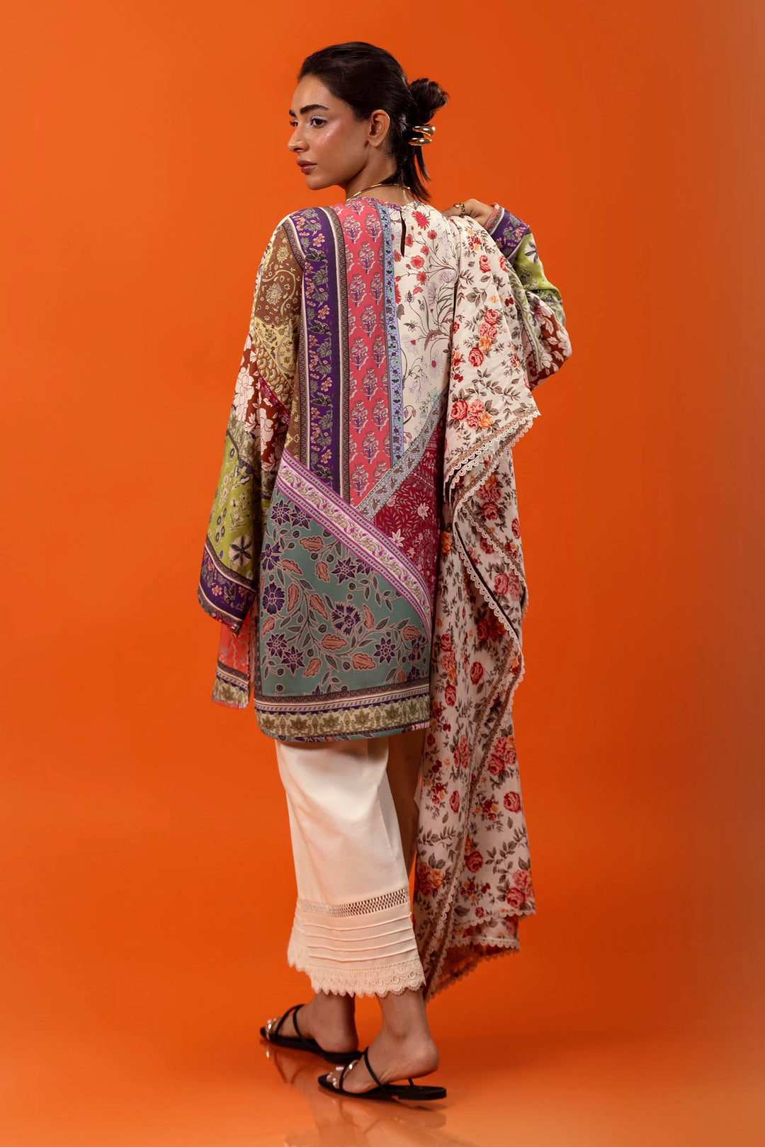 Sana Safinaz - H243-020A-2DI - Multi-Color - Printed - 2 Piece - Unstitch